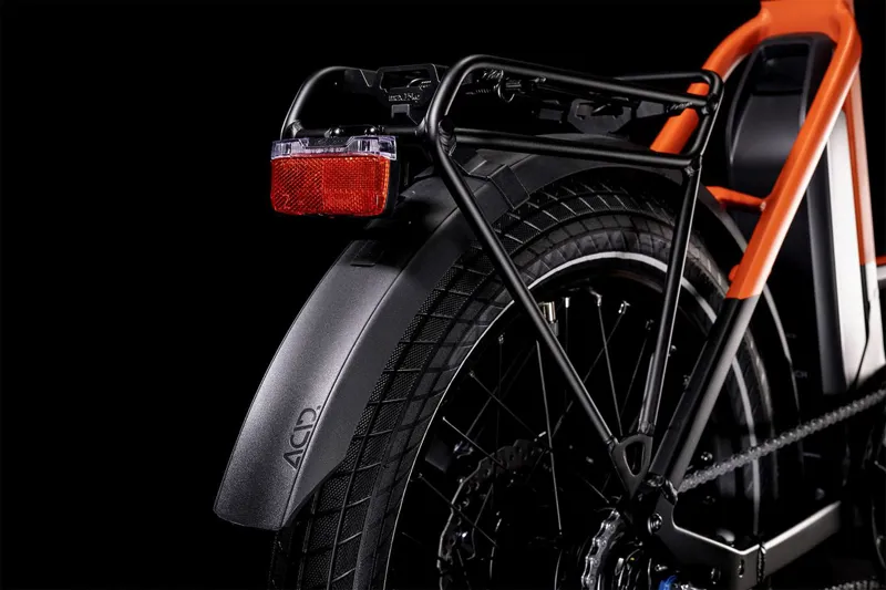 Cube Compact Hybrid 500 Hybrid Electric Bike in Black/Sparkorange-3